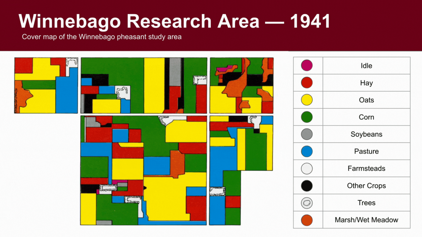 Winnebago Research Area 1941 to 1976 GIF